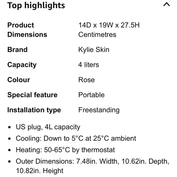 Kylie Cosmetics Pink Skincare Fridge Limited Edition - Picture 5 of 5